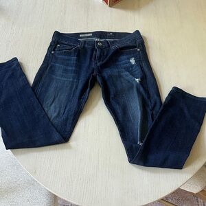 AG Adriano Goldschmied Dark Blue Skinny Jeans